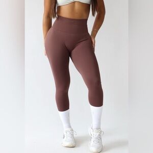 Women's Brown High-Waisted Leggings